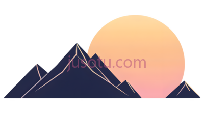山,太阳,抽象,蓝色,紫色,橙色, PNG