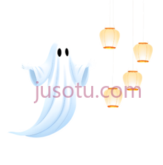幽灵,灯笼PNG