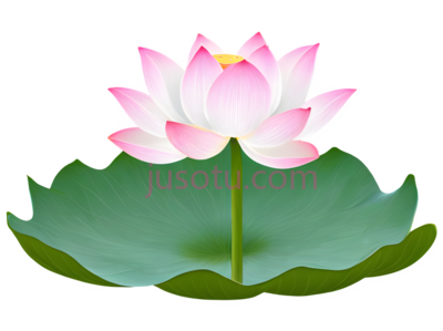 荷花,池塘,绿色,花瓣, PNG