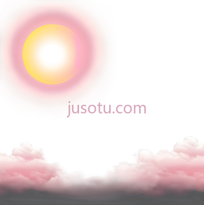 太阳,圆形发光,黄色,粉色, PNG