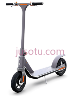 电动滑板车,现代,灰色PNG