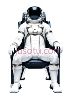 宇航员,卡通,白色PNG