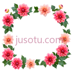 大丽花,蓝色,花卉, PNG