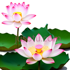 荷花,池塘,绿色,花瓣PNG