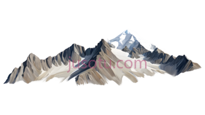 山脉,3D建模,白色,灰色, PNG