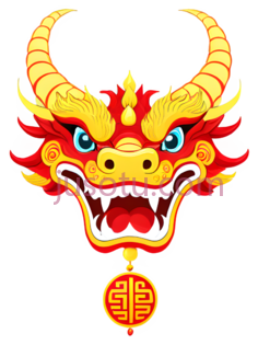 龙,卡通,红色,黄色PNG