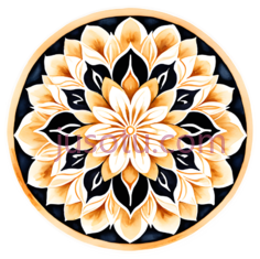 花纹,咖啡拉花,曼荼罗, PNG