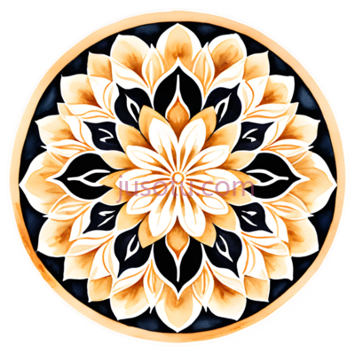 花纹,咖啡拉花,曼荼罗, PNG