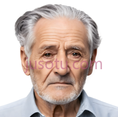 老人,正式,浅蓝色衬衫PNG