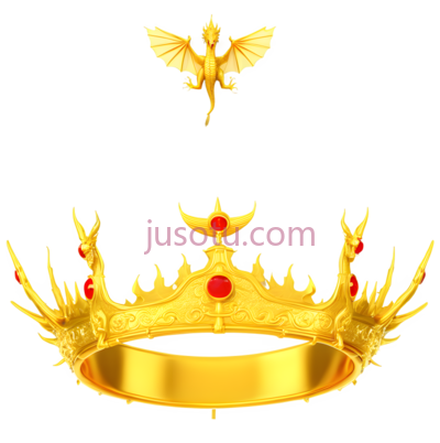 王冠,华丽,金色, PNG