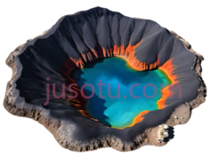 火山湖PNG