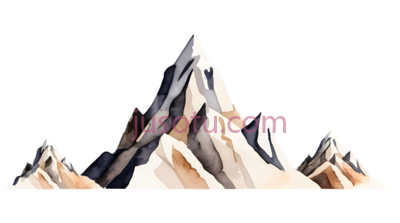 山峰,插画,白色,灰色,棕色, PNG