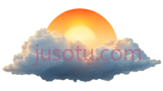 太阳,日出,橙色PNG