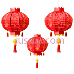 折纸,灯笼PNG