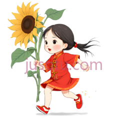 向日葵,卡通,黄色PNG