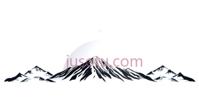 山峰,线条画,白色, PNG