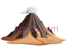 沙漠,火山PNG