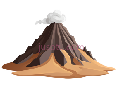 沙漠,火山, PNG
