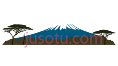 富士山,插画,蓝色,白色PNG