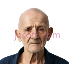 老人,正式,蓝色PNG