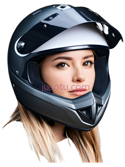 女性赛车手,头盔, PNG