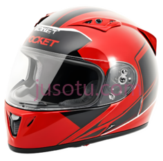 摩托车头盔,红色PNG