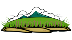 水稻田PNG