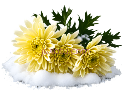 菊花,自然,黄色, PNG