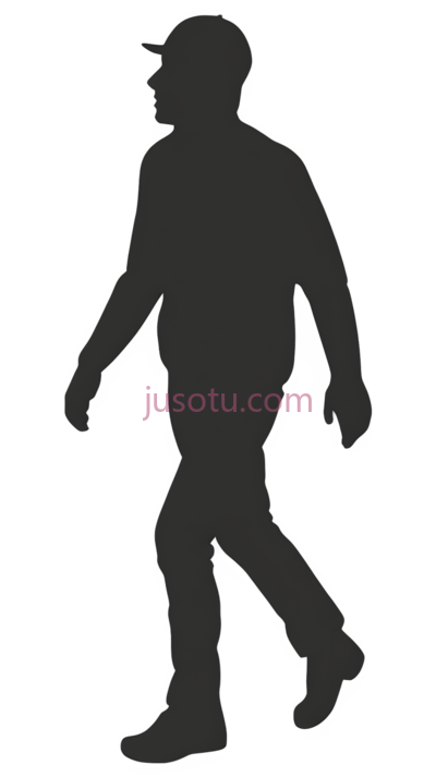 人物剪影,灰色, PNG