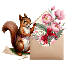 松鼠,卡通,棕色PNG