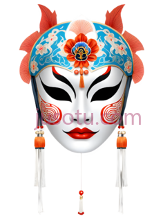 面具,戏剧,白色, 蓝色, 红色PNG