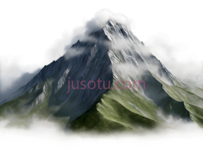 山脉,雾, PNG