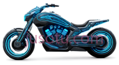 摩托车,未来主义,蓝色PNG