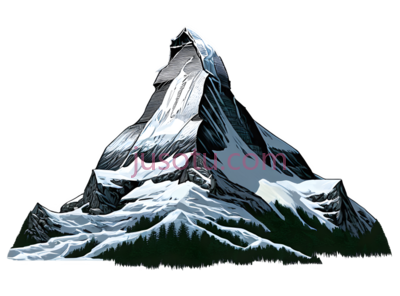 山峰,数字,白色,灰色, PNG