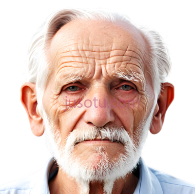 老人,正式,白色衬衫, PNG