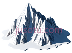 山脉,雪景PNG