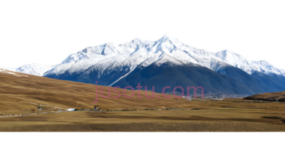 雪山,自然风光,白色,棕色, PNG