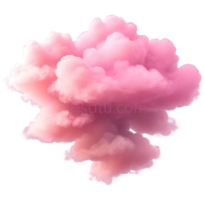云朵,抽象,粉色, PNG
