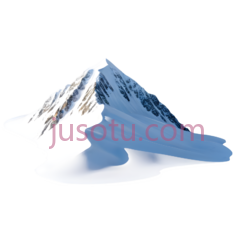 雪山顶PNG