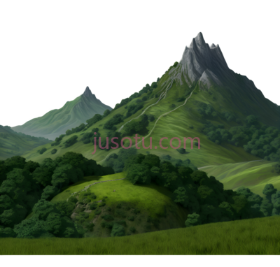 绿色景观,山丘, PNG