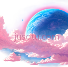 星球,科幻,蓝色PNG