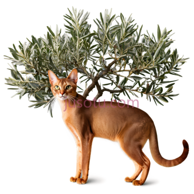 猫,橄榄树, PNG
