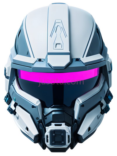 头盔,白色, 灰色, 紫色, PNG