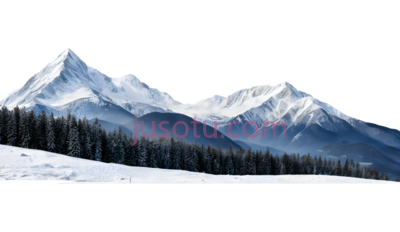 雪山,自然风光,白色,蓝色, PNG
