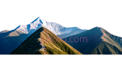 山峰,自然景观,绿色,白色,黑色, PNG