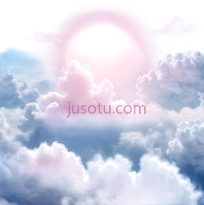 云朵,太阳, PNG