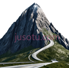 山峰,自然景观,灰白色PNG