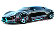 汽车,未来感,银色PNG