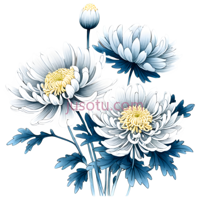 菊花,花艺, PNG