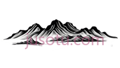 山脉,线条勾勒,白色PNG